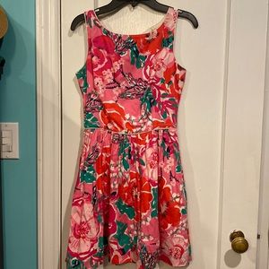 Lilly Pulitzer Pink Floral Dress